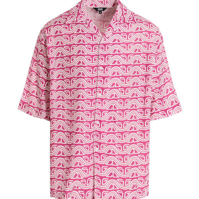 GCDS Fuchsia Viscose Blouse