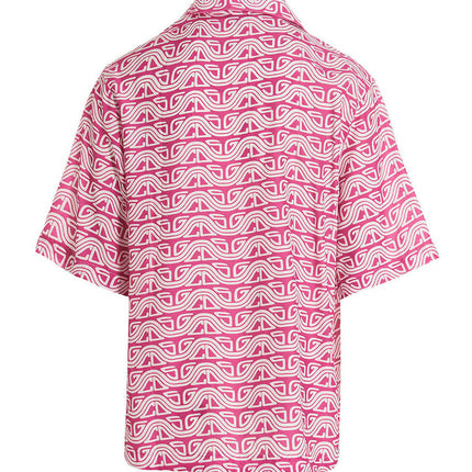 GCDS Fuchsia Viscose Blouse