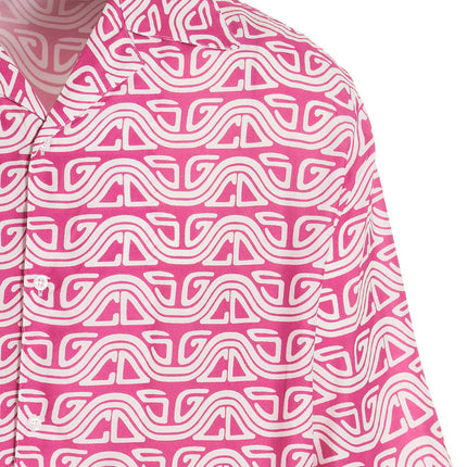 GCDS Fuchsia Viscose Blouse