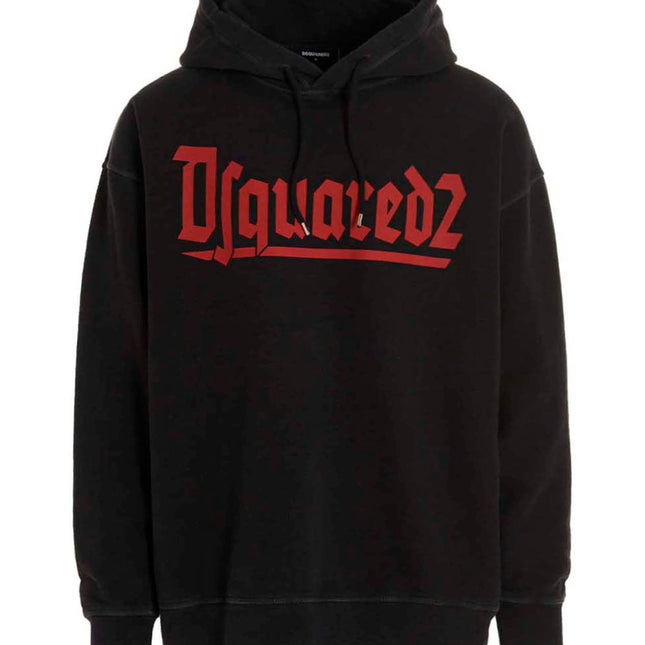 Dsquared² Black Cotton Sweatshirt