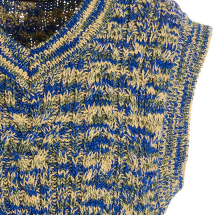 Andersson Bell Multicolor Cotton Sleeveles Sweater