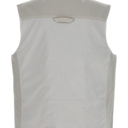 Objects IV Life Gray Cotton Sleeveless Jacket