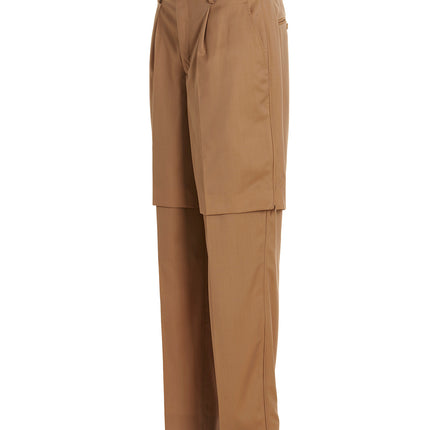 VTMNTS Beige Virgin Wool Dress Pants
