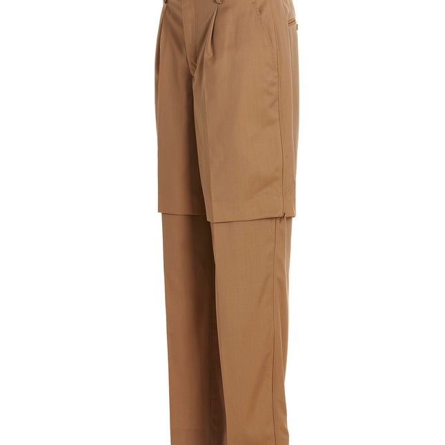 VTMNTS Beige Virgin Wool Dress Pants
