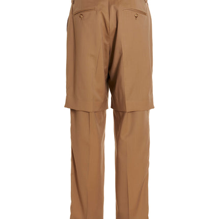 VTMNTS Beige Virgin Wool Dress Pants
