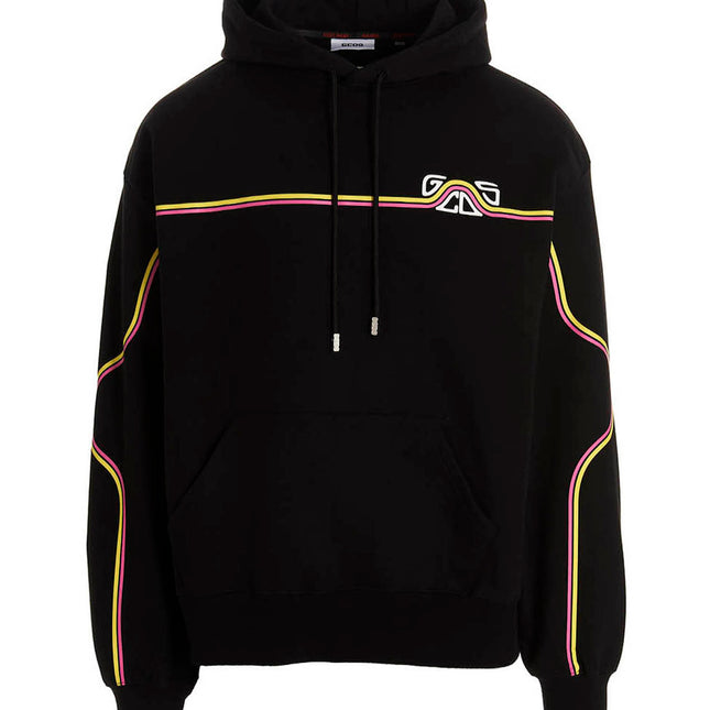 GCDS Black Cotton Sweatshirt