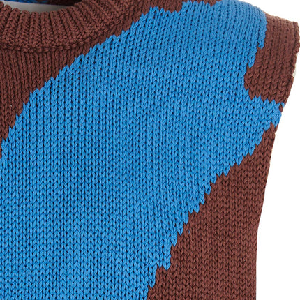 Jil Sander Multicolor Cotton Sleeveles Sweater