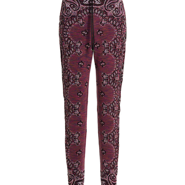 Amiri Purple Cotton Joggers (Workout Pants)