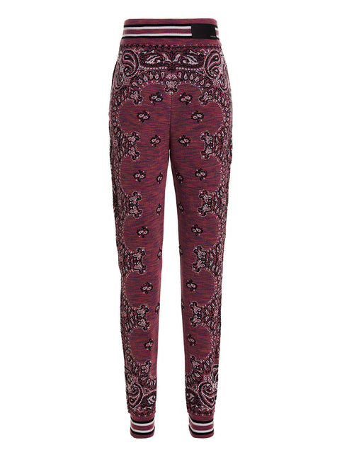 Amiri Purple Cotton Joggers (Workout Pants)