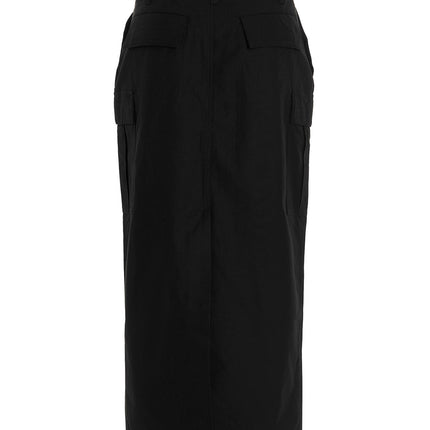 Wardrobe.Nyc Black Cotton Midi Skirt