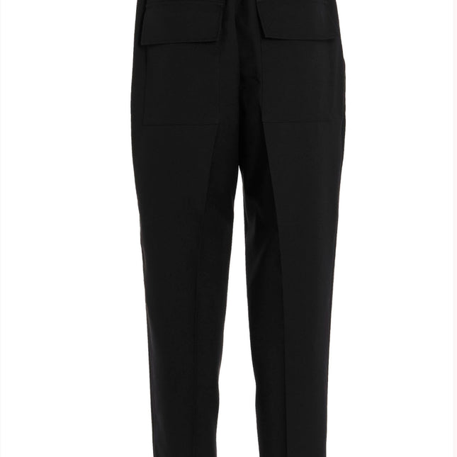 Jil Sander Blue Polyester Casual Pants