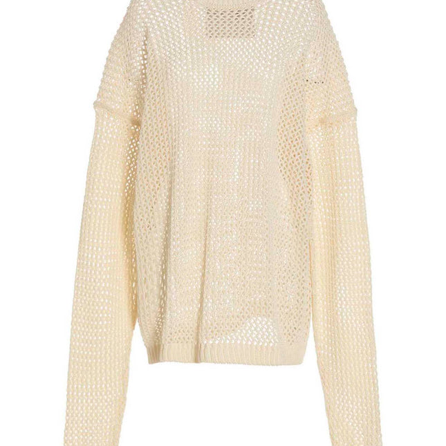 RAMAEL White Cotton Short Dress