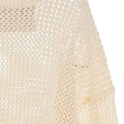 RAMAEL White Cotton Short Dress