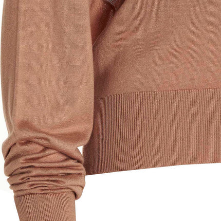 RAMAEL Beige Silk Cardigan