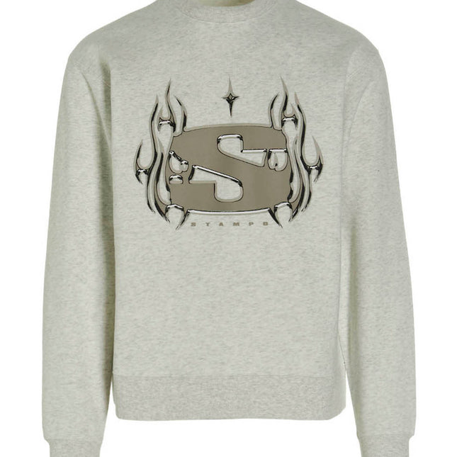 STAMPD Gray Cotton Sweatshirt