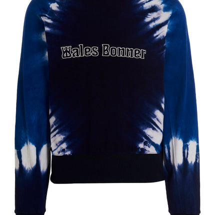 WALES BONNER Blue Cotton Sweatshirt