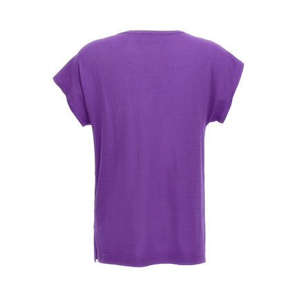P.A.R.O.S.H. Purple Viscose T-Shirt