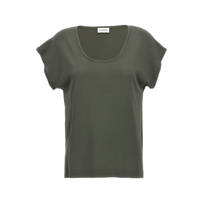 P.A.R.O.S.H. Bicolor Viscose T-Shirt