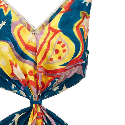 Marni Multicolor Viscose Long Dress