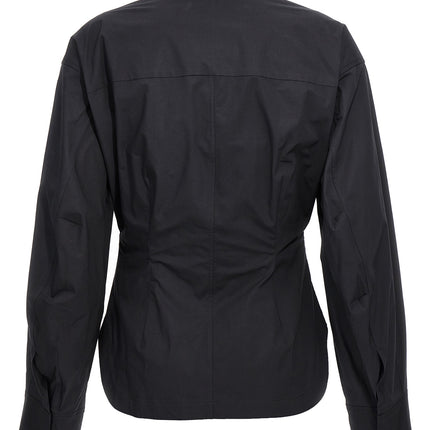 The Attico Black Cotton Blouse