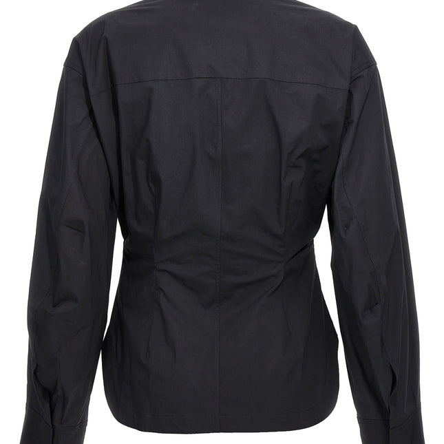The Attico Black Cotton Blouse