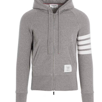 Thom Browne Gray Cotton Sweatshirt
