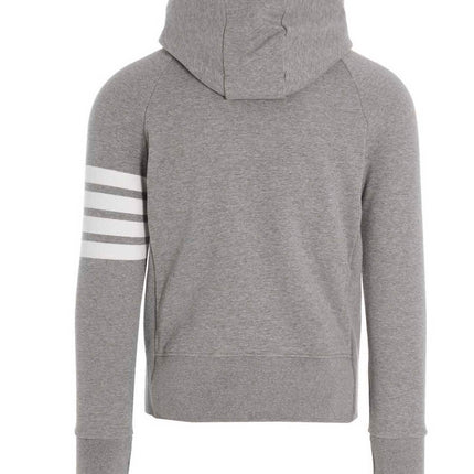 Thom Browne Gray Cotton Sweatshirt