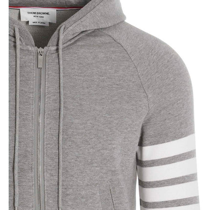 Thom Browne Gray Cotton Sweatshirt