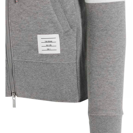 Thom Browne Gray Cotton Sweatshirt
