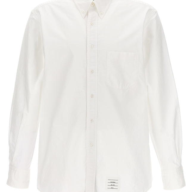 Thom Browne White Cotton Blouse