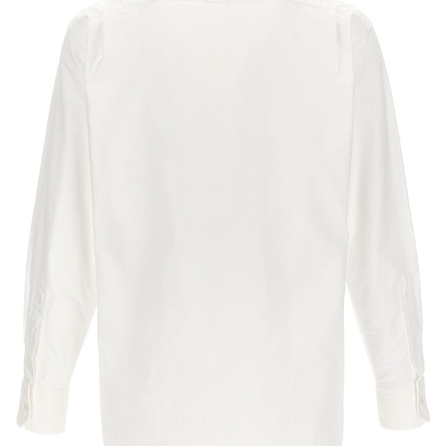 Thom Browne White Cotton Blouse