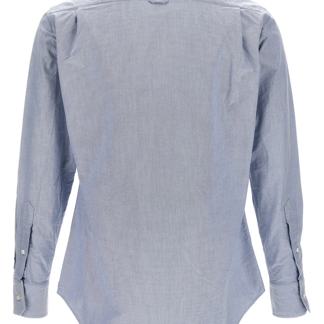 Thom Browne Blue Cotton Blouse