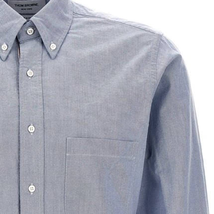 Thom Browne Blue Cotton Blouse