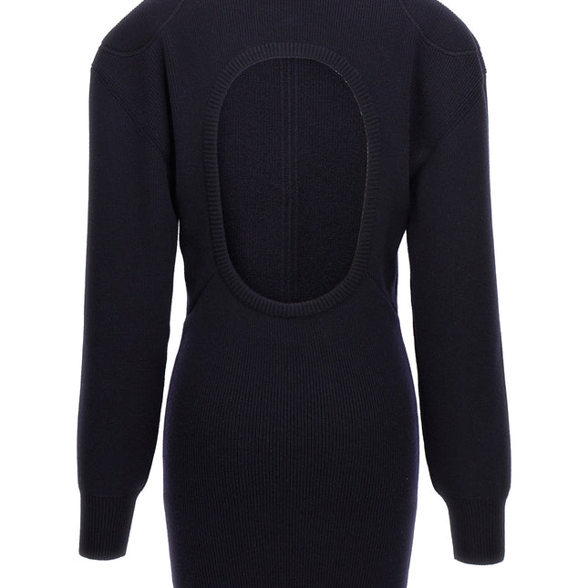 Stella McCartney Blue Wool Midi Skirt