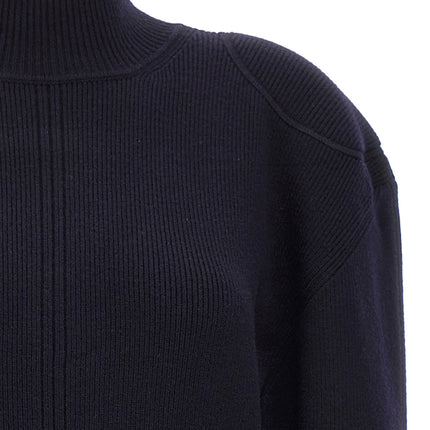 Stella McCartney Blue Wool Midi Skirt