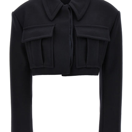 Stella McCartney Black Wool Full-Length Jacket