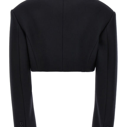 Stella McCartney Black Wool Full-Length Jacket