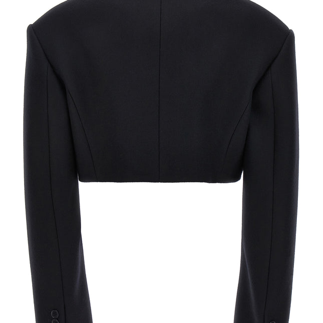 Stella McCartney Black Wool Full-Length Jacket