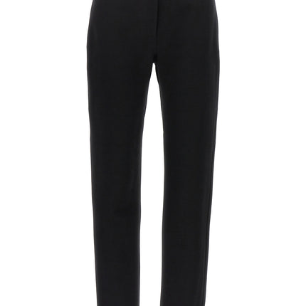 Ferragamo Black Elastane Skinny Pants