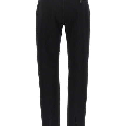 Ferragamo Black Elastane Skinny Pants