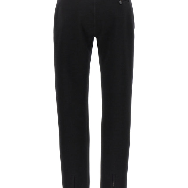 Ferragamo Black Elastane Skinny Pants