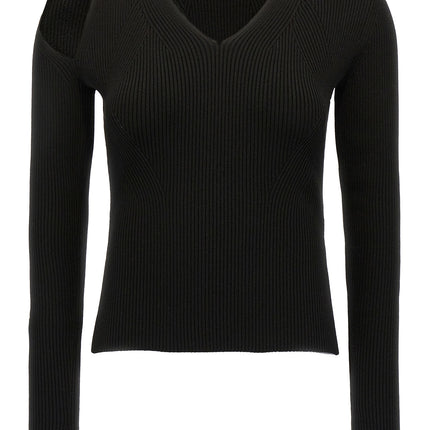 Alexander McQueen Black Wool Cardigan