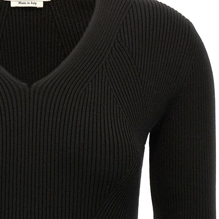 Alexander McQueen Black Wool Cardigan