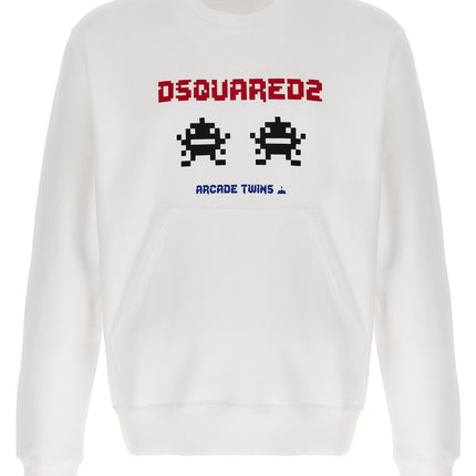 Dsquared² White Cotton Sweatshirt