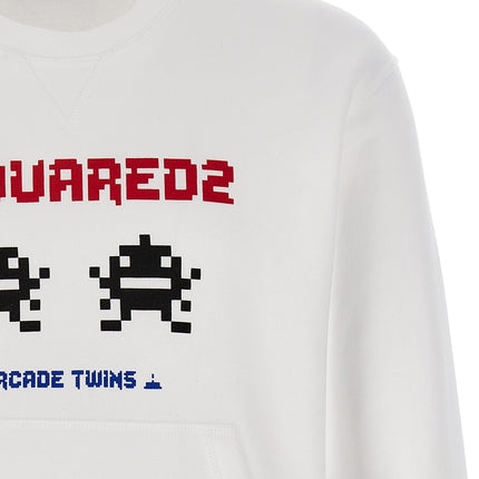 Dsquared² White Cotton Sweatshirt