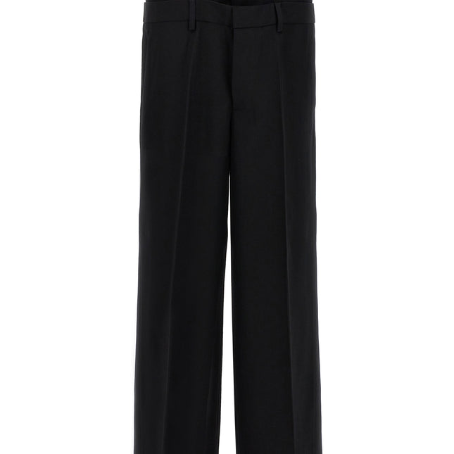 Dsquared² Black Virgin Wool Dress Pants