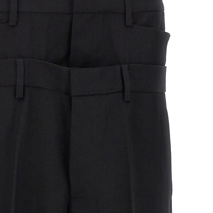 Dsquared² Black Virgin Wool Dress Pants