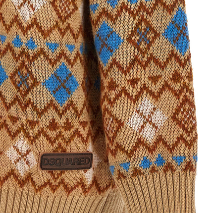 Dsquared² Multicolor Wool Cardigan