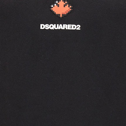 Dsquared² Black Cotton Sweatshirt