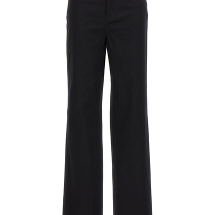 ROTATE BIRGER CHRISTENSEN Black Cotton High-Waisted Jean